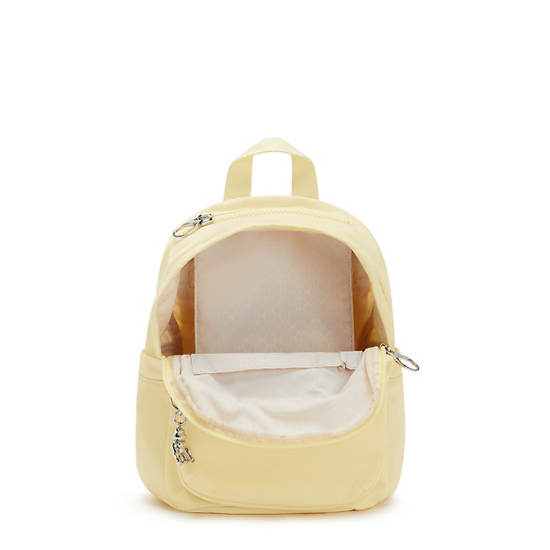 Kipling Delia Mini Backpacks Soft Yellow | CA 1567JP